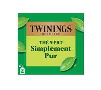 Twinings Thé Vert Simplement Pur 54 Sachets | Notes végétales et rafraîchissantes pour savourer au quotidien un thé vert pur et délicat