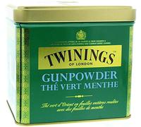 Twinings Thé vert Gunpowder menthe – vrac, boîte métal 200 g
