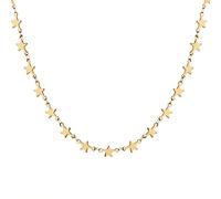 twinkle eye Collier ras du cou en forme d'étoile plaqué or - Bijou délicat pour maman, épouse, One Size, Métal, Pas de gemme
