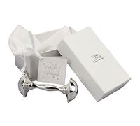 Twinkle Twinkle Decorative Silver Plated Baby's Rattle by Widdop Bingham