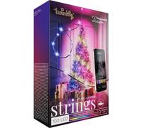 Twinkly Candies 100 diod LED RGB w kształcie pereł, zielony przewód, USB-C|Twinkly