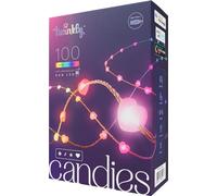 Twinkly Candies 100 diod LED RGB w kształcie serca, przezroczysty przewód, USB-C|Twinkly