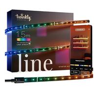 Twinkly Kit Line 1,5m – Bandeau LED multicolore magnétique/adhésif, compatible Alexa & Google Home