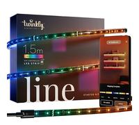 Line - Kit de Démarrage Bande Lumineuse à LED Adhésives et Magnétiques Contrôlées par des Applications, avec LED RVB (16 Millions de Couleurs).