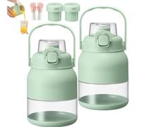 Twinktle Presse-agrumes électrique sans BPA, bol mélangeur portable avec paille et deux couvercles, chargement USB rapide, grande capacité pour oranges, citrons, pamplemousse, voyage et usage