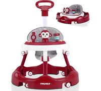 Twinky® Babywalker en rouge bordeaux | Le parfait trotteur avec set de jeu et accessoires pour un apprentissage sûr et ludique | Chariot de marche et trotteur Babywalker pour faire le petit pas vers l