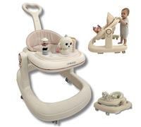 Twinky® Trotteur avec kit de jeu et tapis de sol - Aide à la marche préscolaire robuste réglable sur 4 positions - Idéal comme aide à la marche pour les premiers pas de votre petit