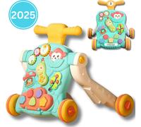 Twinky® Premium Babywalker - Marchette pour bébé et enfant avec jeu, contrôle de la vitesse et téléphone amovible - Marchette et voiture