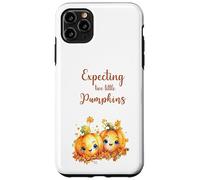 Twins Pregnancy Expecting Two Little Pumpkins Halloween Fall Coque pour iPhone 11 Pro Max