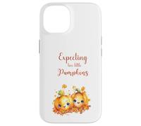 Twins Pregnancy Expecting Two Little Pumpkins Halloween Fall Coque pour iPhone 14