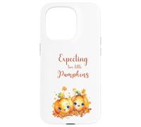 Twins Pregnancy Expecting Two Little Pumpkins Halloween Fall Coque pour iPhone 15 Pro