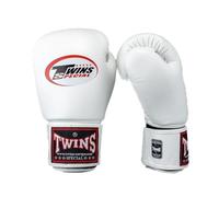 Twins Special BGN 1 paire de gants de boxe en cuir véritable Blanc 12 oz