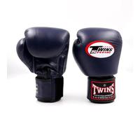 Twins Special Gants de Boxe BGVL3 - Cuir - pour MMA, Kickboxing, Muay-thaï - Sparring et Entraînement - Bleu - 12 oz