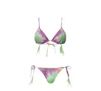 Twinset - Bikini Triangle et String Tie-dye - Femme - Maillots de bain - Multicolore - Taille: 38 FR