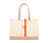 Twinset - Coton Shopping Crema - Femme - Sacs - Beige - Taille: ONE Size