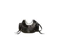 Twinset - Croissant Hobo Bag - Femme - Sacs - Noir - Taille: ONE Size