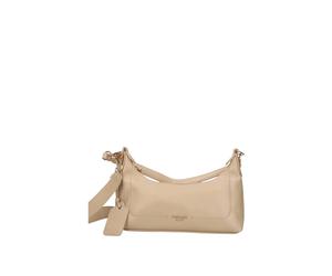 Twinset - Faux Leather Shoulder Bag - Femme - Sacs - Beige - Taille: ONE Size