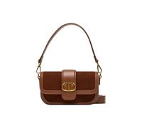 TWINSET Femme Sac À Bandoulière Cuir 252TD8371, marron, Taille unique