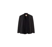 Twinset, Femme, Vestes, Noir, Taille: 40 FR Giacca in crêpe fusciacca plissé
