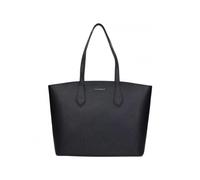 Twinset - Glossy Leather Tote Bag - Femme - Sacs - Noir - Taille: ONE Size
