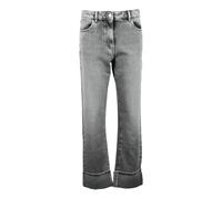 Twinset - Jean Droit - Femme - Jeans - Gris - Taille: W28