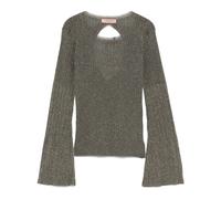 Twinset - Maille ras du cou - Femme - Pulls - Gris - Taille: 38 FR