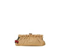 Twinset - Pochette en raphia avec breloque - Femme - Sacs - Jaune - Taille: ONE Size
