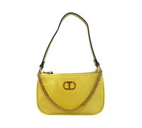 Twinset - Polyethylene Clutch Bag - Femme - Sacs - Jaune - Taille: ONE Size