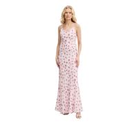 Twinset - Robe Longue à fines bretelles et imprimé floral - Femme - Robes - Rose - Taille: 38 FR