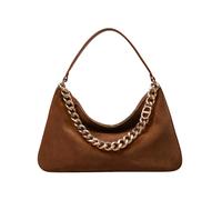 Twinset - Sac à bandoulière en daim - Femme - Sacs - Brun - Taille: ONE Size