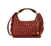 Twinset - Sac à main tissé au crochet - Femme - Sacs - Rose - Taille: ONE Size
