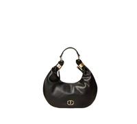 Twinset - Sac Hobo 'Eclipse' avec Anneaux et Bandoulière - Femme - Sacs - Noir - Taille: ONE Size