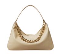 Twinset - Sac hobo en cuir beige Liliane - Femme - Sacs - Beige - Taille: ONE Size