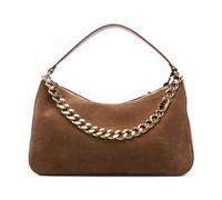 Twinset, Femme, Sacs, Brun, Taille: ONE Size Sac à Main en Cuir Marron avec Fermoir