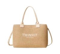 Twinset - Tote Bag - Femme - Sacs - Beige - Taille: ONE Size