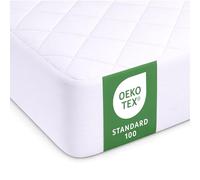 Twinzen Protege Matelas 90x190 cm Matelassé - Alese 90x190 avec Elastique Tout Autour, pour Bonnet Jusqu'à 40cm - Oeko-Tex, Pas Impermeable