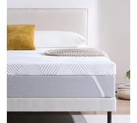 Twirest Surmatelas 140 x 190CM, Épaisseur 10CM, Mousse Mémoire à Gel, Confortable et Respirant, avec Design Antidérapant et Housse de Matelas Amovible et Lavable