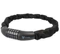 TWIRL Cadenas à chaîne, cadenas à combinaison, acier, noir