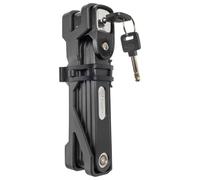 TWIRL Serrure pliante avec clé, acier, noir