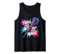 Twirl Your Art Make Your Mark Bâton néon Débardeur