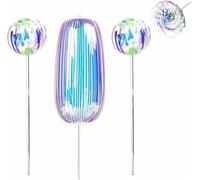 Twirler, bâton de tourbillon arc-en-ciel, bâton arc-en-ciel, baguette magique à bulles de fête, tourbillon et éblouissement, soulagement du stress, interactif sensoriel, jeu de fête, pour femme et