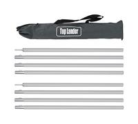 TWISAXC Bâche de Tente réglable et résistante, arceaux en Aluminium légers | abris extérieurs, accessoires de randonnée pour le camping et le plaisir, bâche de tente en aluminium, arceau de toit,