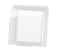 TWISAXC Boîte de Prise Transparente à Monter soi-même avec Cache-Prise, complète Contre l'eau et la poussière pour Prises et interrupteurs, Accessoire de Salle de Bain et de