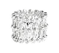 TWISAXC Bracelet-bague rétractable 2 en 1, idéal pour célébrer l'amour, les anniversaires et les fêtes. Se transforme en bracelet bague selon vos envies.