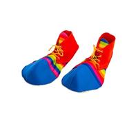 TWISAXC Chaussures de clown arc-en-ciel taille Jumbo, accessoires confortables et accrocheurs pour les célébrations de festivals, chaussures de clown