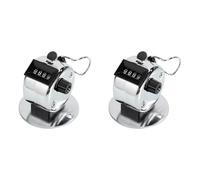 TWISAXC Compteur de Coups de Golf Portable, Facile à Utiliser, boîtier | métallique durable. Aucun risque de panne entraînant la disparition des chiffres un dysfonctionnement intermittent.