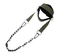 TWISAXC Harnais de Musculation Ajustable pour la tête et la Nuque | pour un renforcement efficace du haut du et de la nuque. Sangle de tête incluse. Harnais d'exercice de musculation.