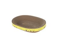 TWISAXC Lit-griffoir en Forme de Bol pour Chat, idéal comme Cadeau pour Les Amoureux des Animaux. Offre Un Espace ludique et Confortable pour aux Chats. Tapis à griffer ondulé
