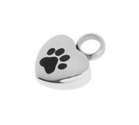 TWISAXC Pendentif souvenir spécial en forme de cœur pour animaux, contenant des cendres, pour honorer la mémoire de vos amis et animaux de compagnie et les