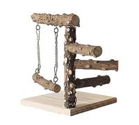 TWISAXC Perchoir de Jeu pour perroquets offrant Une Excellente de Jeu sûre et Confortable pour Tous Les Oiseaux, idéale pour l'exercice des Pattes. Perchoir de et Salle de, Modèle A